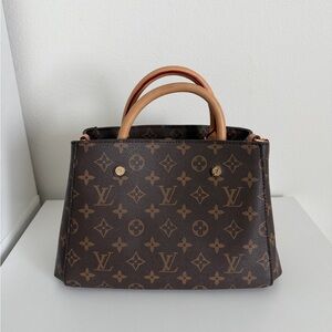 Louis Vuitton Brown Monogram Montaigne mini Handbag